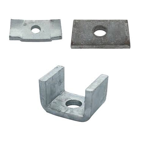 Square U-Bolt Kit 100 x 51mm